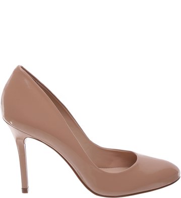 scarpin bico redondo arezzo