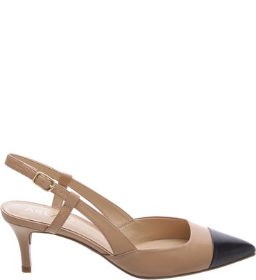 scarpin bicolor arezzo